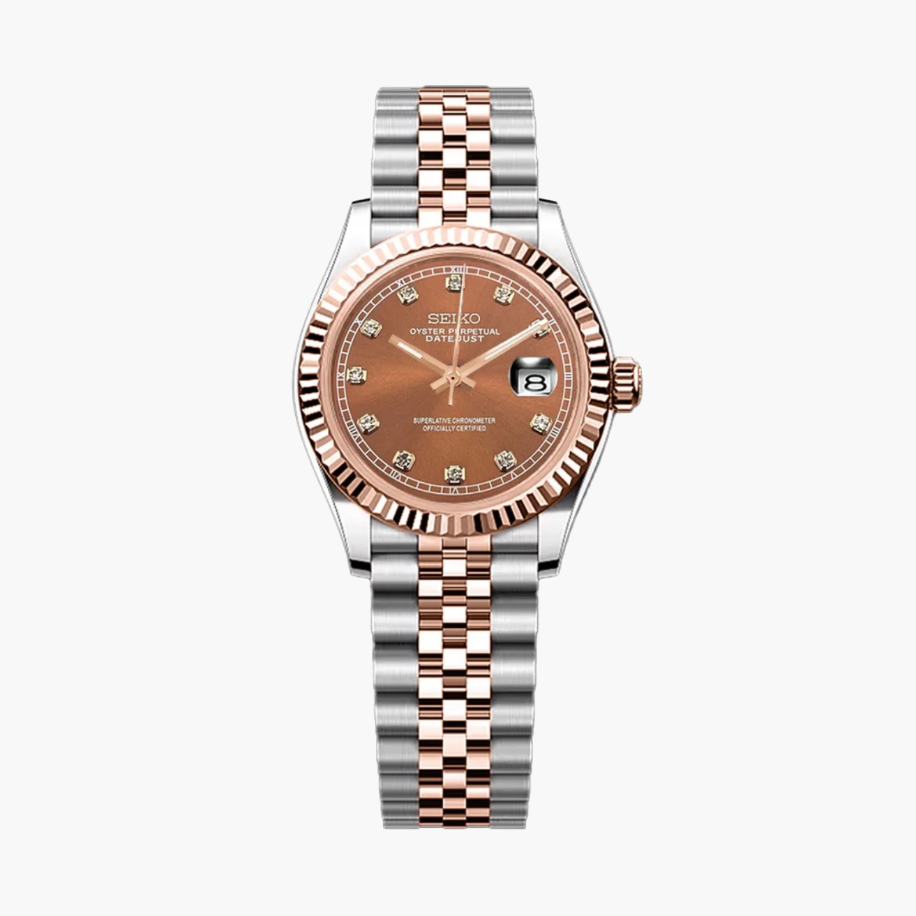Ladyjust Twotone Rose Diamond