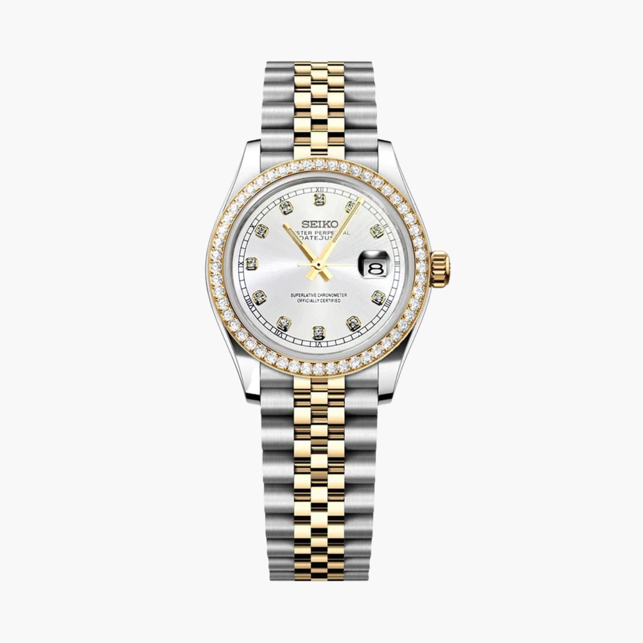 Ladyjust Twotone White Diamond