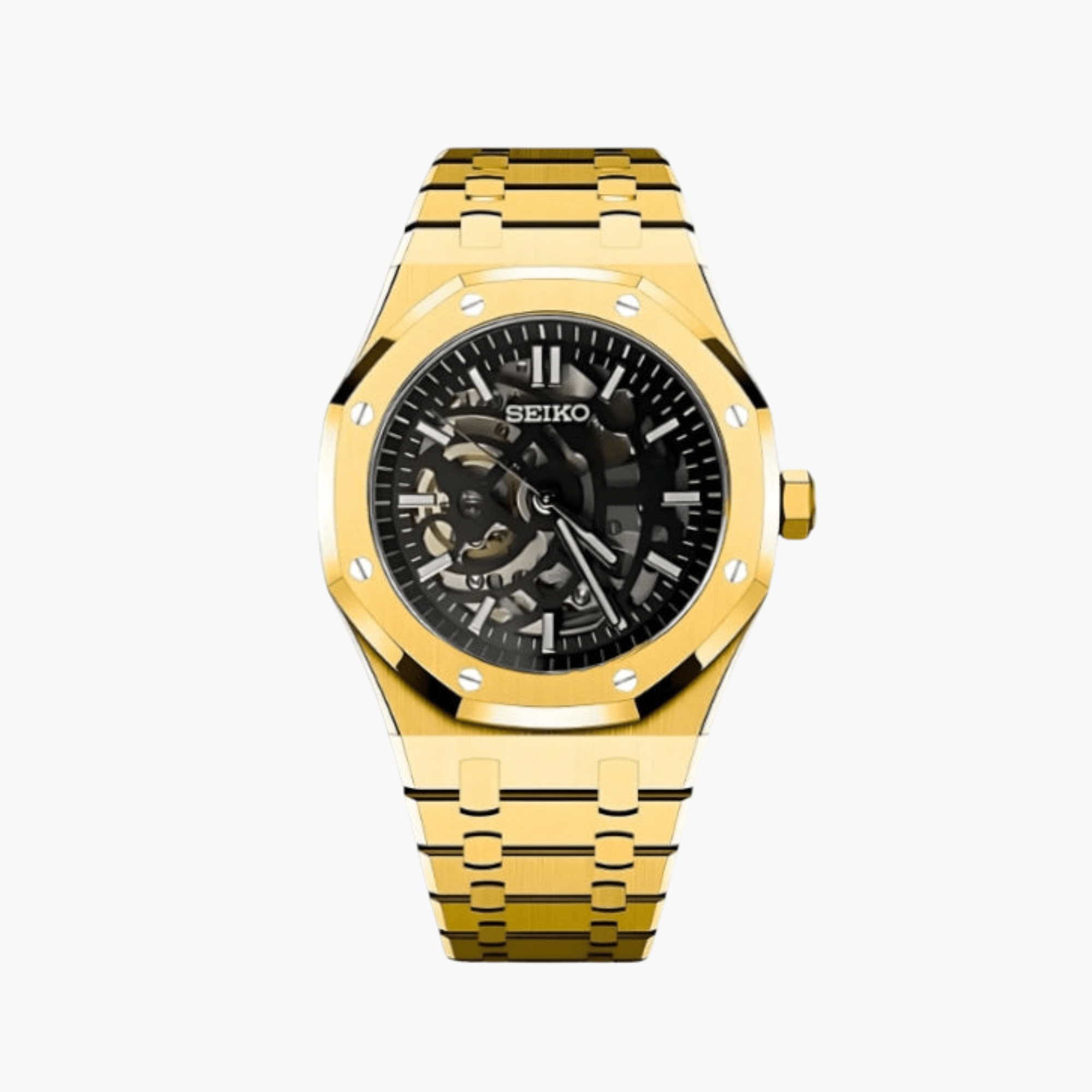 Royal Seikoak Skeleton Gold